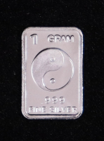 Mint State Gold 1 Gram .999 Fine Silver Bullion at PristineAuction.com