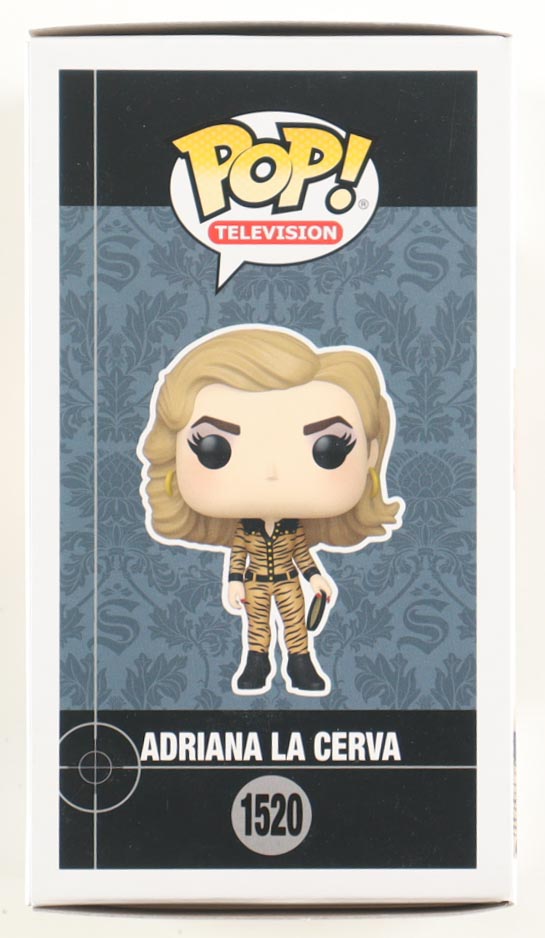 Drea de Matteo Signed "The Sopranos" #1520 Adriana La Cerva Funko Pop! Vinyl Figure (Beckett) at PristineAuction.com Drea de Matteo Signed "The Sopranos" #1520 Adriana La Cerva Funko Pop! Vinyl Figure (Beckett) at PristineAuction.com