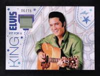 Elvis Presley 2024 Leaf Fit For A King Aqua Relic #FK17 #06/15 at PristineAuction.com