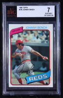 Johnny Bench 1980 Topps #100 (BVG 7) at PristineAuction.com