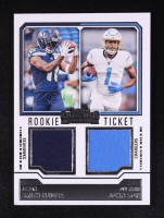 Jaxon Smith-Njigba / Quentin Johnston 2023 Panini Contenders Rookie Ticket Dual Swatches #14 RC at PristineAuction.com