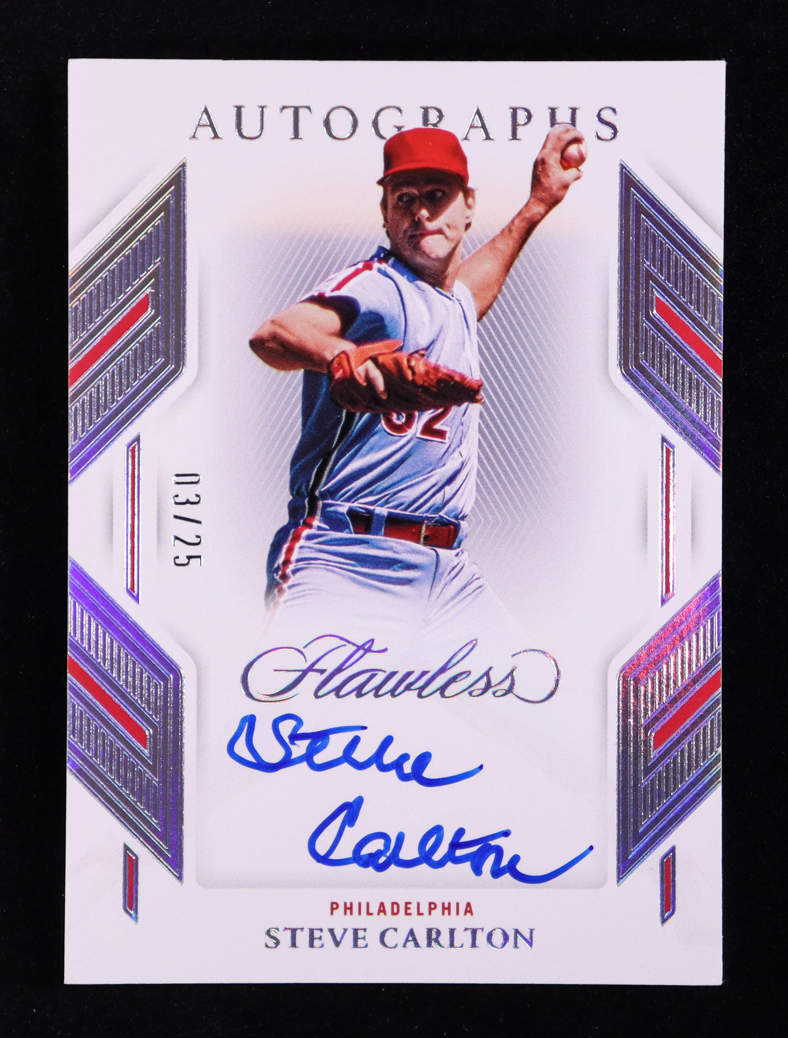 Steve Carlton 2023 Panini Flawless Flawless Autographs #29 #03/25 at PristineAuction.com Steve Carlton 2023 Panini Flawless Flawless Autographs #29 #03/25 at PristineAuction.com