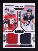 Marvin Harrison Jr. / Rome Odunze 2024 Panini Contenders Rookie Ticket Dual Swatches #12 RC at PristineAuction.com