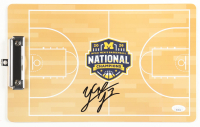 Yaxel Lendeborg Signed Michigan Wolverines Basketball Coaching Clipboard (JSA) at PristineAuction.com