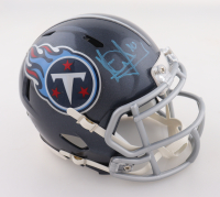 Vince Young Signed Titans Speed Mini Helmet (JSA & PIA) at PristineAuction.com