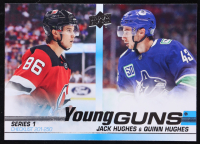 Jack Hughes / Quinn Hughes 2019-20 Upper Deck YG CL #250 RC at PristineAuction.com