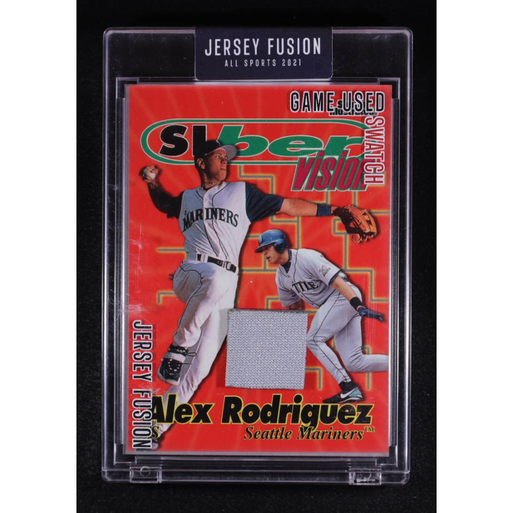 Alex Rodriguez 2021 Jersey Fusion '90 Game-Used Swatch #JF-AR90 at PristineAuction.com