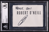 Robert J. O'Neill Signed Cut Inscribed "Never Quit!" (BAS) at PristineAuction.com