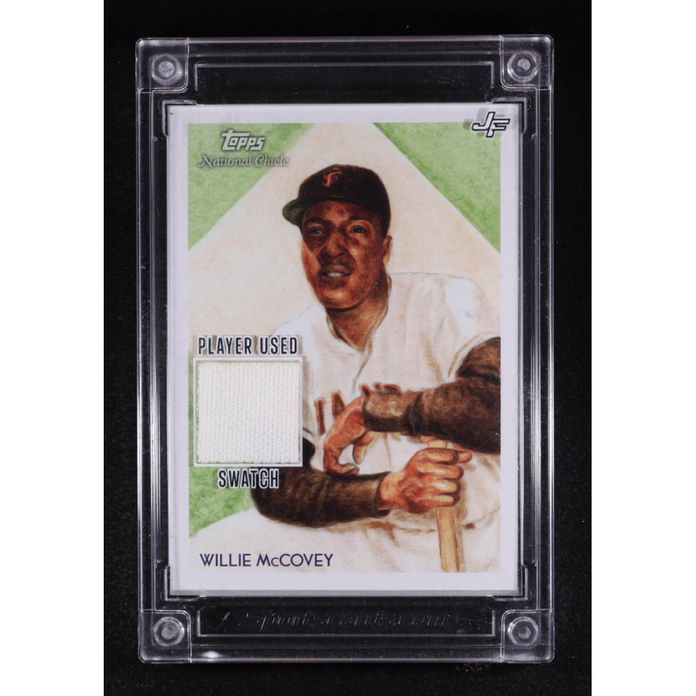 Willie McCovey 2022 Jersey Fusion '08 Player-Used Swatch #WMC08 at PristineAuction.com