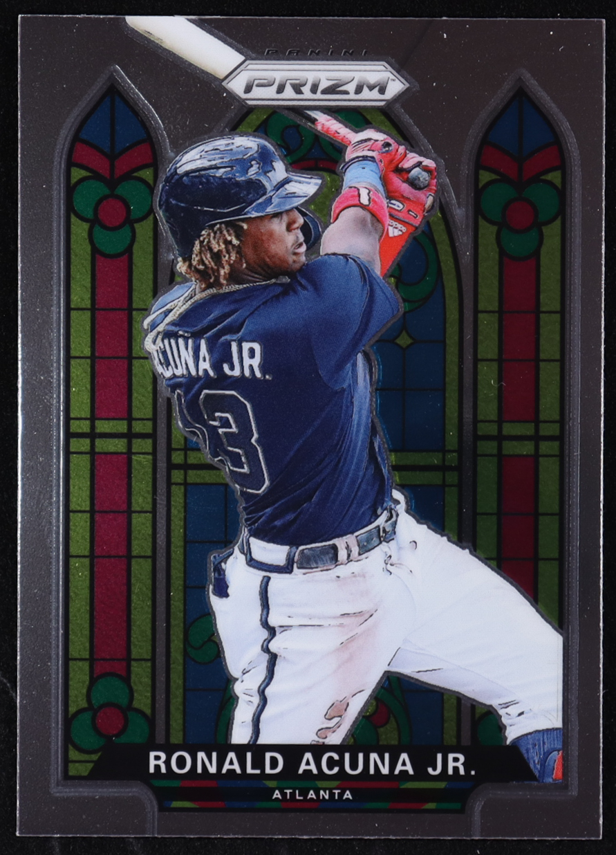 Ronald Acuna Jr. 2021 Panini Prizm Stained Glass #4 at PristineAuction.com Ronald Acuna Jr. 2021 Panini Prizm Stained Glass #4 at PristineAuction.com