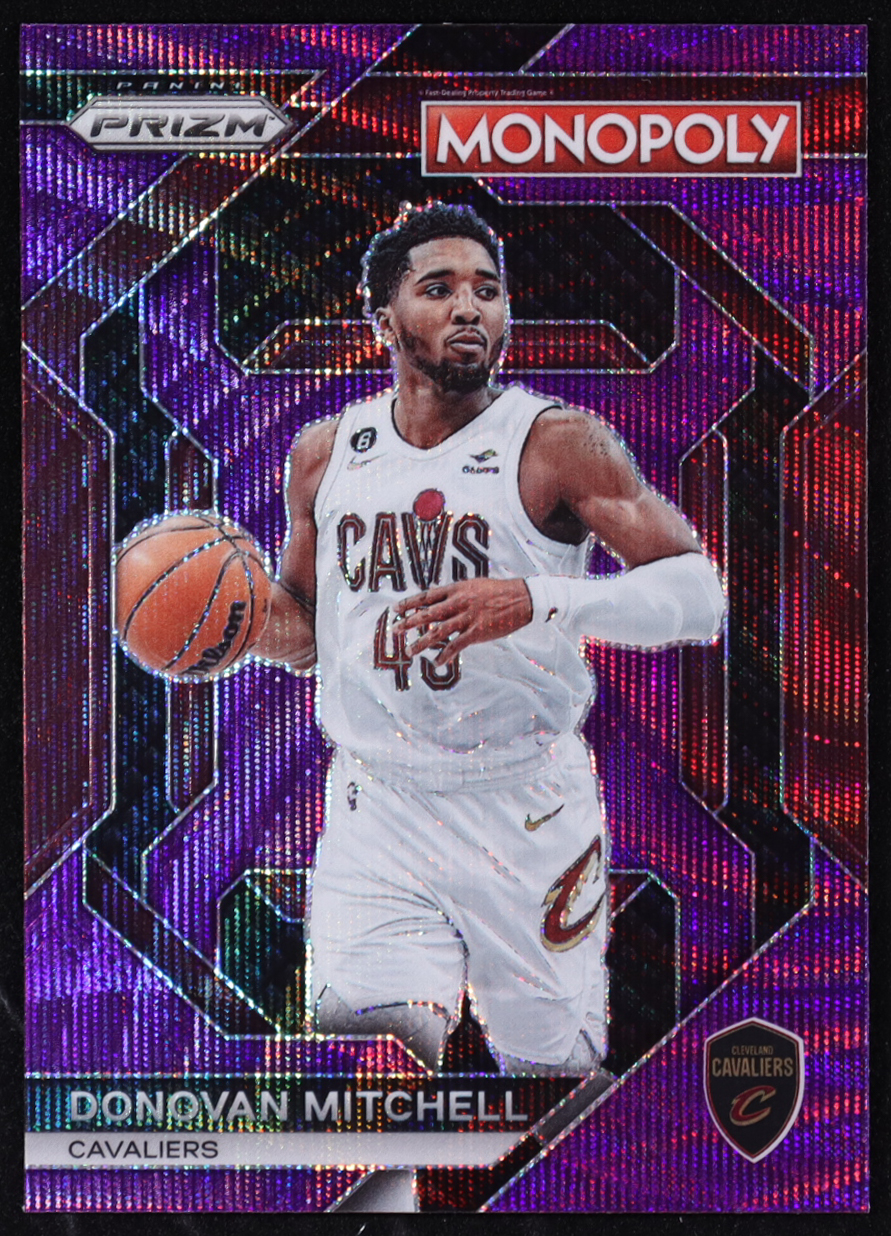 Donovan Mitchell 2023-24 Panini Prizm Monopoly All-Star Purple #PS10 at PristineAuction.com Donovan Mitchell 2023-24 Panini Prizm Monopoly All-Star Purple #PS10 at PristineAuction.com
