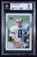 Troy Aikman 1989 Topps Traded #70T RC (BGS 8) at PristineAuction.com