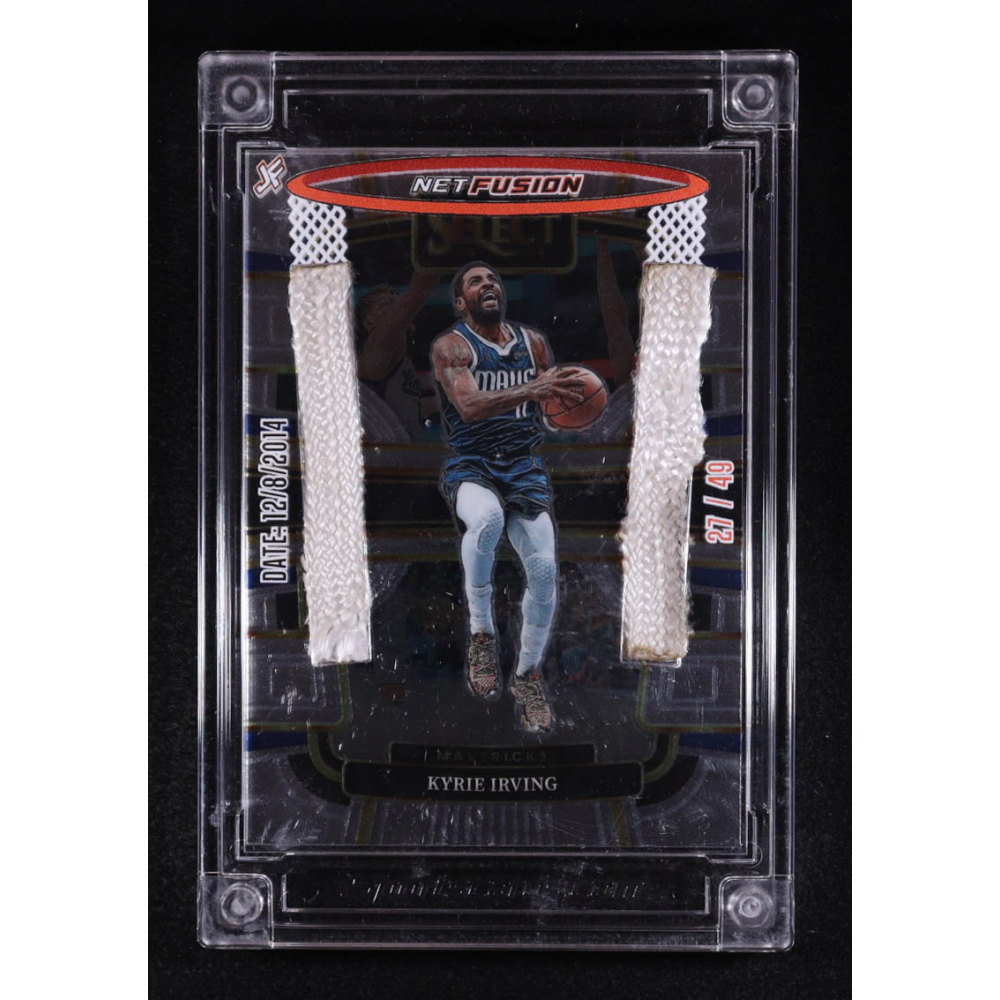Kyrie Irving 2025 Jersey Fusion Net Fusion '14 Game-Used Net #JFNET25-2 #27/49 at PristineAuction.com