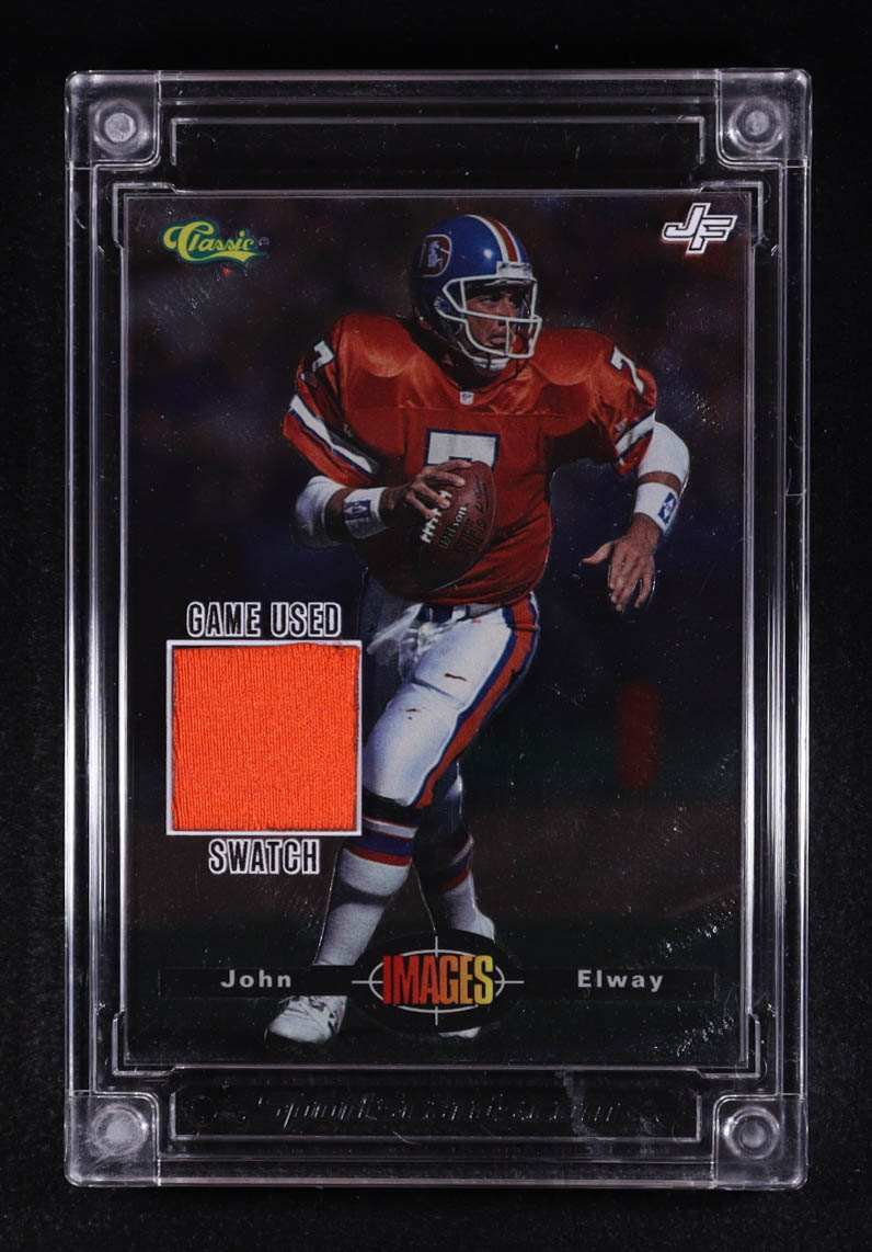 John Elway 2025 Jersey Fusion '96 Game-Used Swatch #JE96 at PristineAuction.com John Elway 2025 Jersey Fusion '96 Game-Used Swatch #JE96 at PristineAuction.com