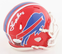 Thurman Thomas Signed Bills Speed Mini Helmet (JSA) at PristineAuction.com