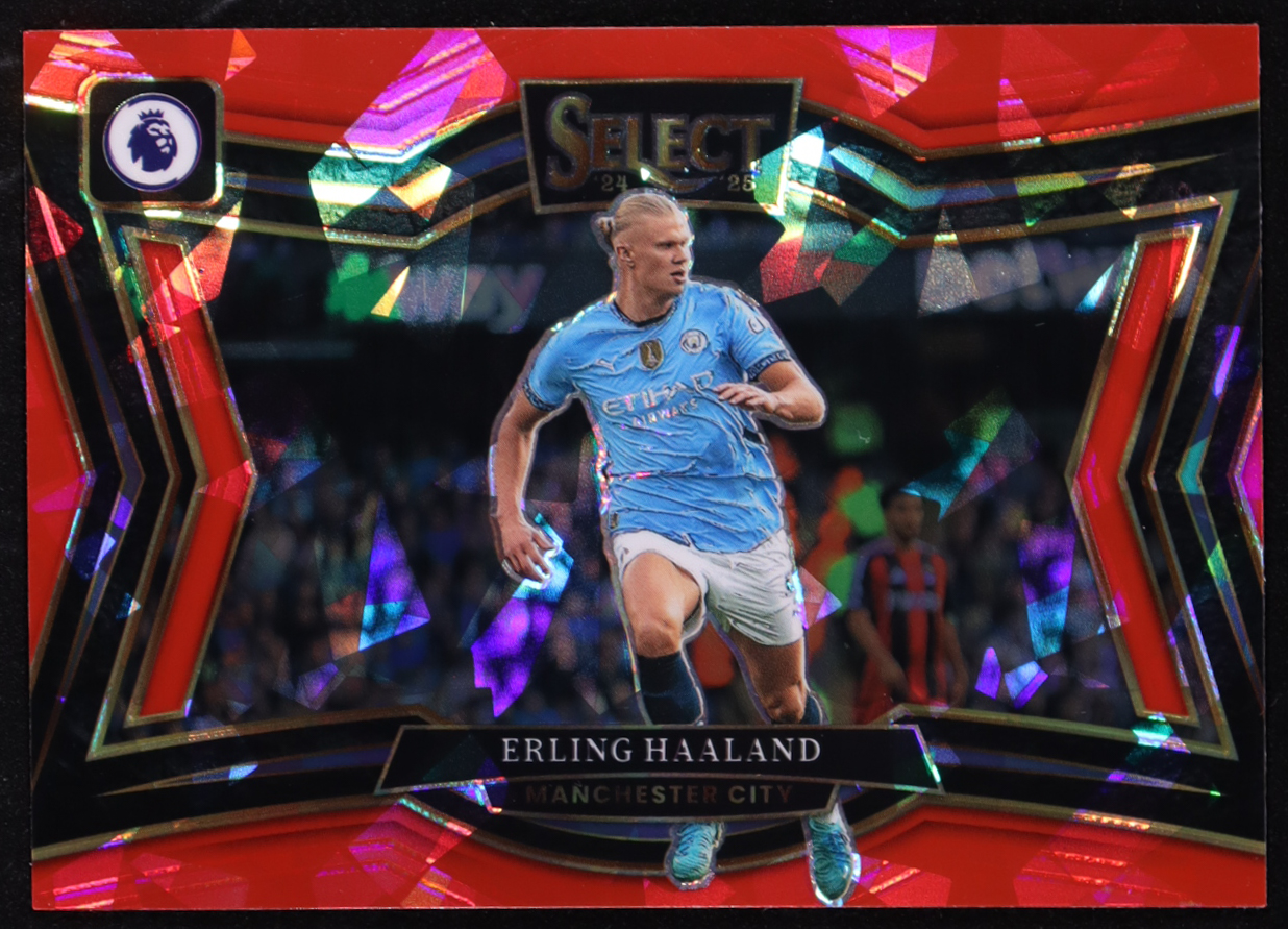 Erling Haaland 2024-25 Select English Premier League Red Ice #227 at PristineAuction.com Erling Haaland 2024-25 Select English Premier League Red Ice #227 at PristineAuction.com
