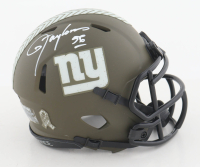 Lawrence Taylor Signed Giants Salute To Service Alternate Speed Mini Helmet (JSA) at PristineAuction.com