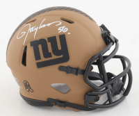 Lawrence Taylor Signed Giants Salute To Service Alternate Speed Mini Helmet (JSA) at PristineAuction.com