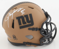 Lawrence Taylor Signed Giants Salute To Service Alternate Speed Mini Helmet (JSA) at PristineAuction.com