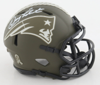 Doug Flutie Signed Patriots Salute To Service Alternate Speed Mini Helmet (JSA) at PristineAuction.com