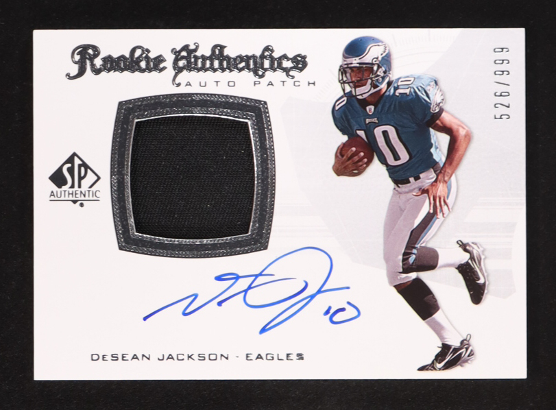 DeSean Jackson 2008 SP Authentic #290 Jersey Autograph RC #526/999 at PristineAuction.com DeSean Jackson 2008 SP Authentic #290 Jersey Autograph RC #526/999 at PristineAuction.com