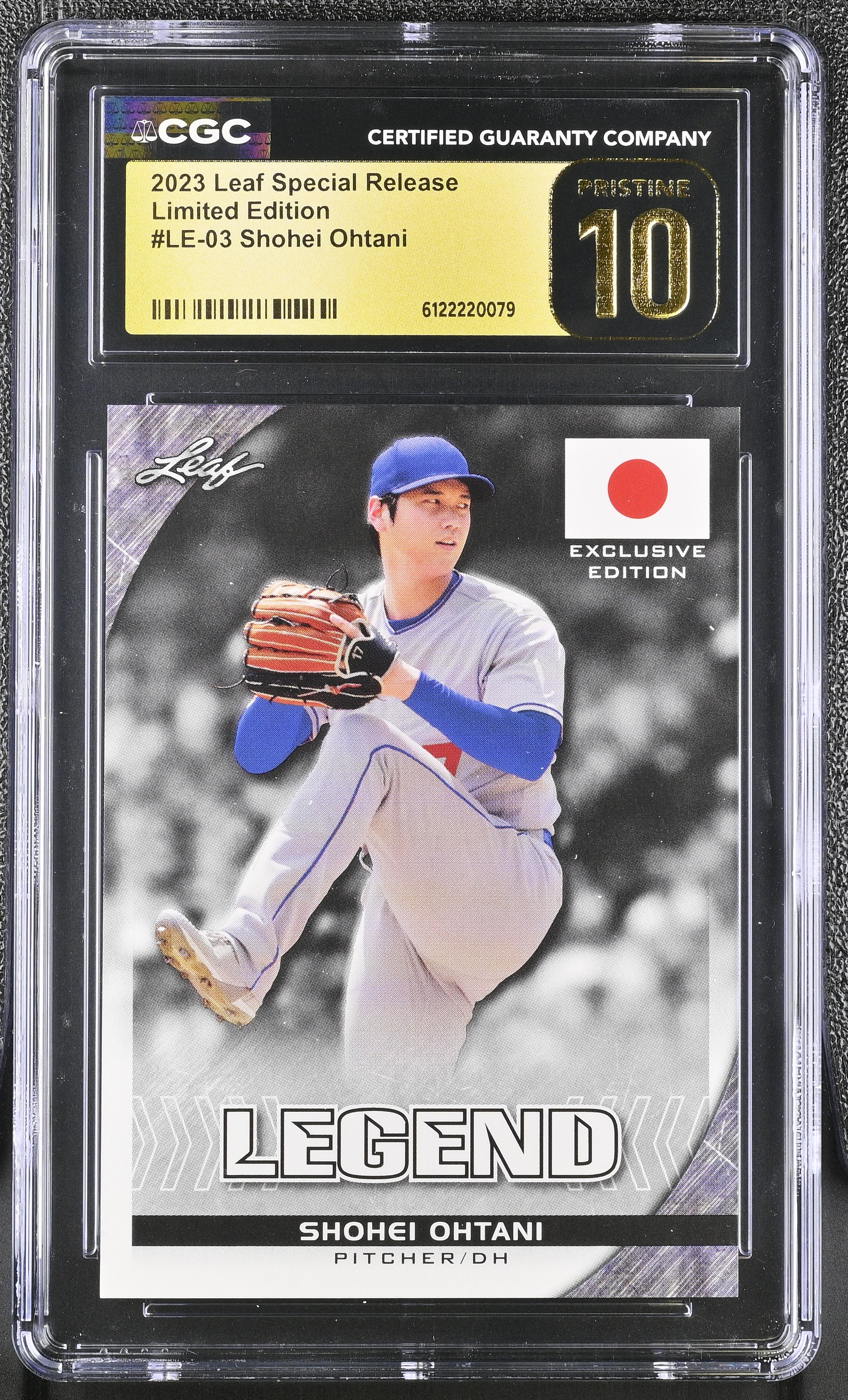 Shohei Ohtani 2023 Leaf Special Release Limited Edition #03 (CGC 10 | Black Label) at PristineAuction.com Shohei Ohtani 2023 Leaf Special Release Limited Edition #03 (CGC 10 | Black Label) at PristineAuction.com