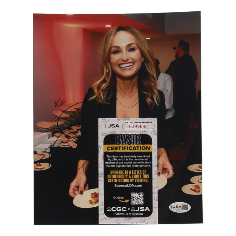 Giada De Laurentiis Signed 8x10 Photo Inscribed "XO" (JSA) at PristineAuction.com Giada De Laurentiis Signed 8x10 Photo Inscribed "XO" (JSA) at PristineAuction.com