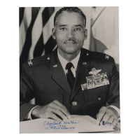 Charles McGee Signed 8x10 Photo Inscribed "June 1972 CC Richards Gebaur AFB" (Beckett) at PristineAuction.com