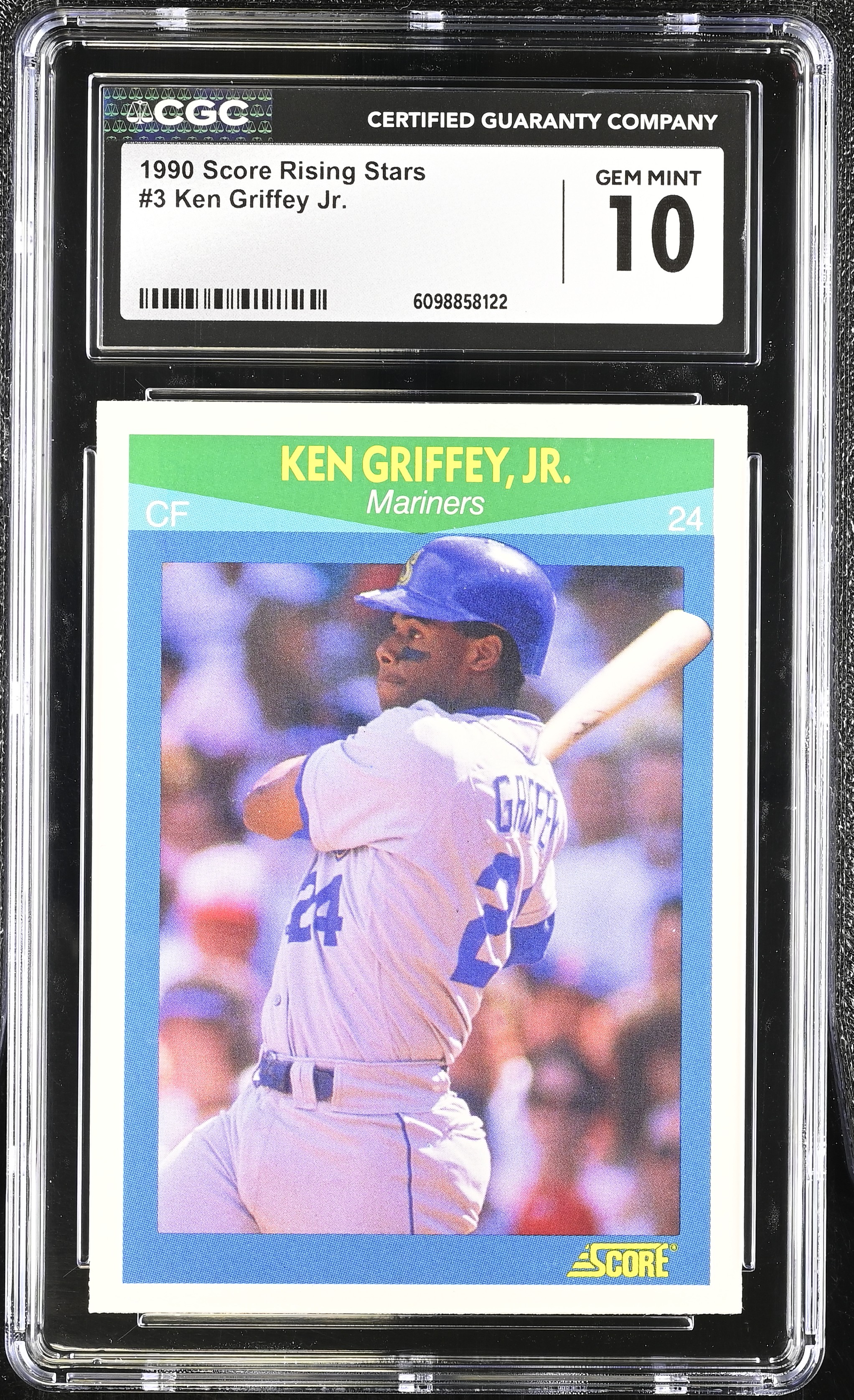 Ken Griffey Jr. 1990 Score Rising Stars #3 (CGC 10) at PristineAuction.com Ken Griffey Jr. 1990 Score Rising Stars #3 (CGC 10) at PristineAuction.com