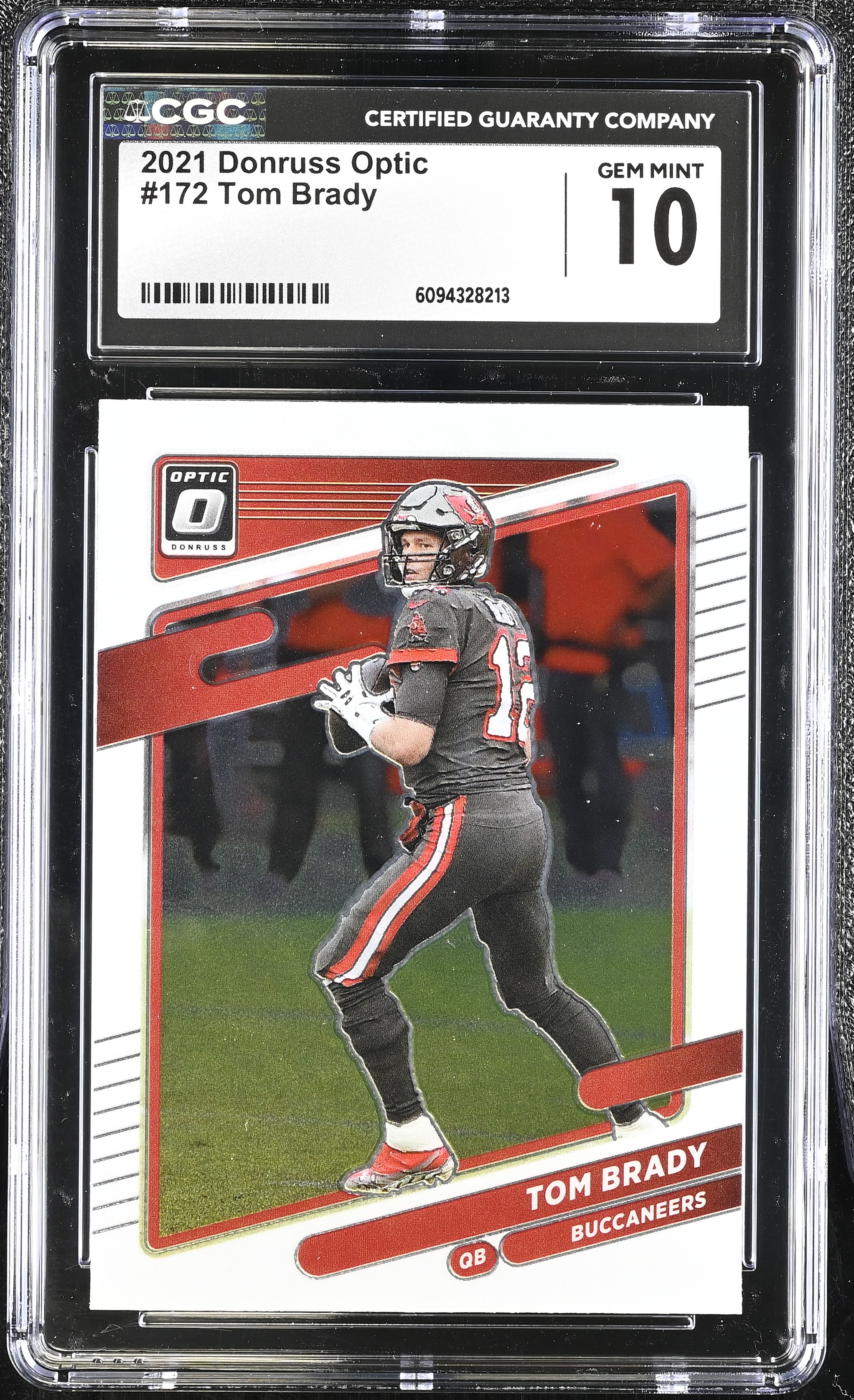 Tom Brady 2021 Donruss Optic #172 (CGC 10) at PristineAuction.com Tom Brady 2021 Donruss Optic #172 (CGC 10) at PristineAuction.com