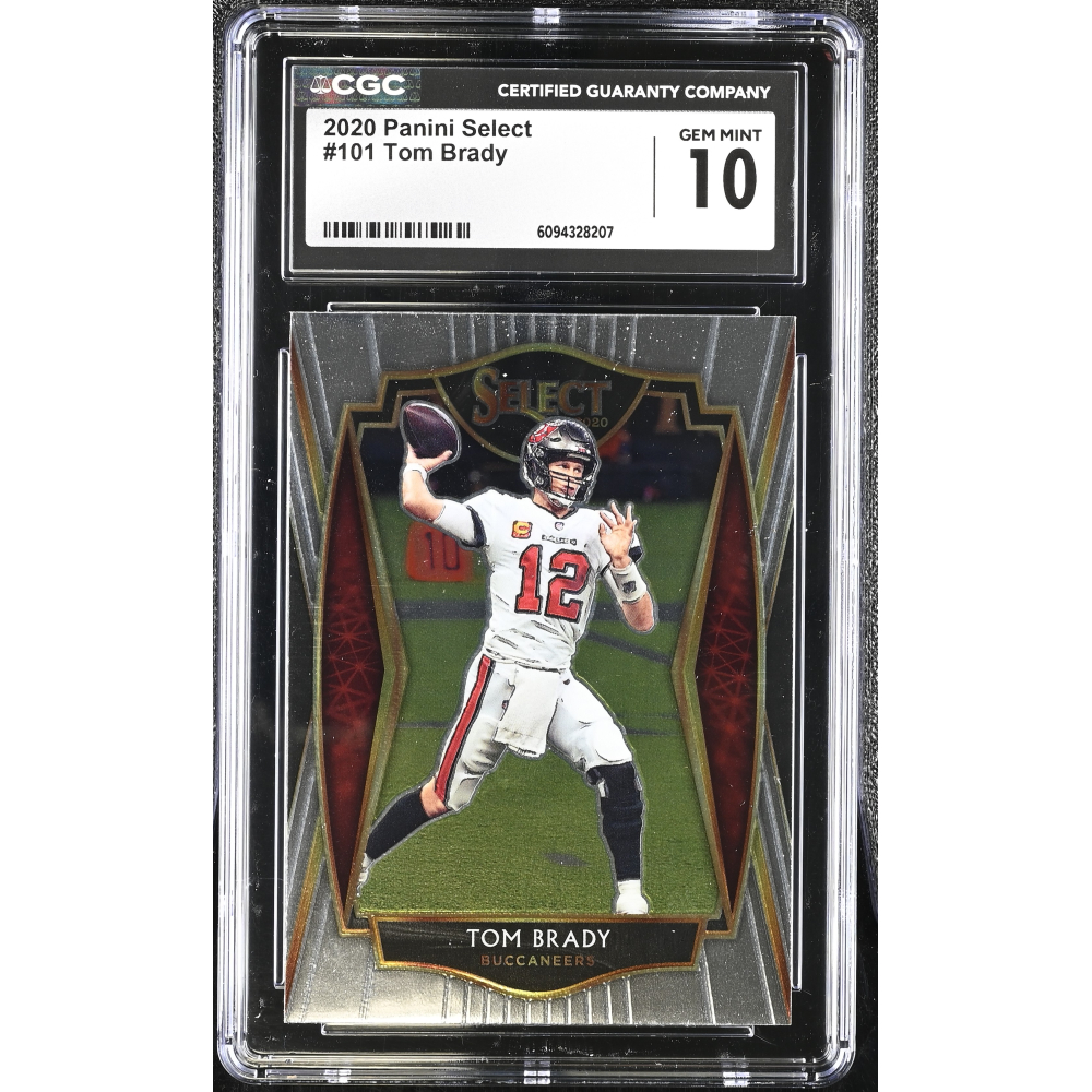 Tom Brady 2020 Panini Select #101 (CGC 10) at PristineAuction.com