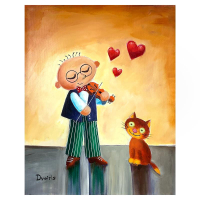 "Untitled" 20x16 Original Painting on Canvas by Yulia Dvoiris (Artova) at PristineAuction.com