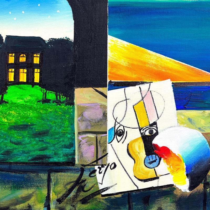 "Untitled" 20x24 Original Acrylic Painting on Canvas by Ferjo (Artova) at PristineAuction.com "Untitled" 20x24 Original Acrylic Painting on Canvas by Ferjo (Artova) at PristineAuction.com