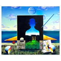 "Untitled" 20x24 Original Acrylic Painting on Canvas by Ferjo (Artova) at PristineAuction.com