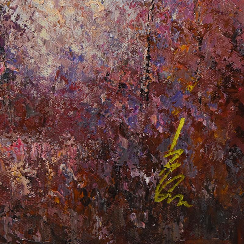 "Untitled" 60x32 Original Oil Painting on Canvas by Inam (Artova) at PristineAuction.com "Untitled" 60x32 Original Oil Painting on Canvas by Inam (Artova) at PristineAuction.com