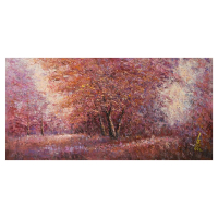 "Untitled" 60x32 Original Oil Painting on Canvas by Inam (Artova) at PristineAuction.com