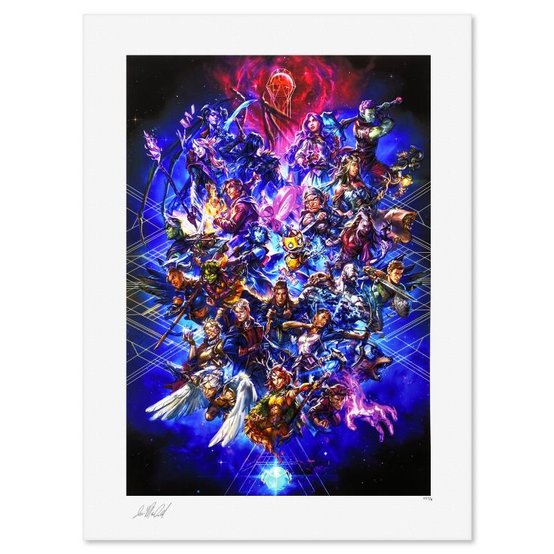 "Critical Role: Threads of Fate" LE 24x18 Giclee on Paper by Ian MacDonald (Artova) at PristineAuction.com "Critical Role: Threads of Fate" LE 24x18 Giclee on Paper by Ian MacDonald (Artova) at PristineAuction.com