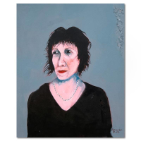 "Untitled" 20x16 Original Painting on Canvas by Milton Berwin (Artova) at PristineAuction.com