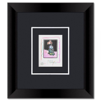 "Untitled" 22x20 Custom Framed One-of-a-Kind Mixed Media by Peter Max (Artova) at PristineAuction.com