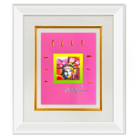 "Liberty" 30x26 Custom Framed One-of-a-Kind Acrylic Mixed Media by Peter Max (Artova) at PristineAuction.com
