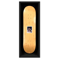 "Self-Portrait (Yellow)" 38x14 Custom Framed One-of-a-Kind Skateboard by Andy Warhol (Artova) at PristineAuction.com