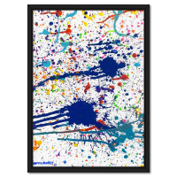"Untitled" 40x28 Custom Framed Original Acrylic Painting on Canvas by Wyland (Artova) at PristineAuction.com