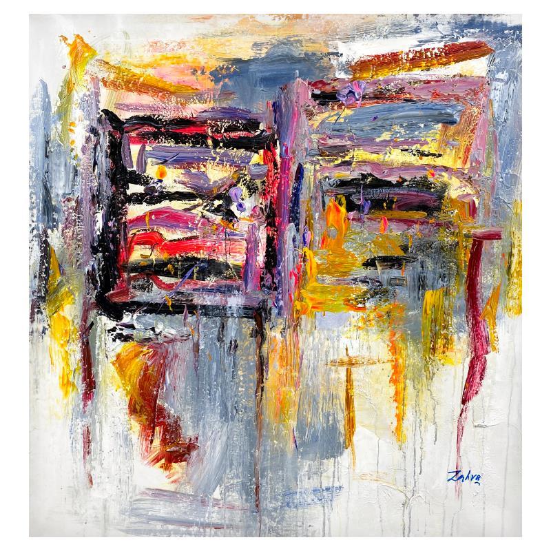 "Untitled" 36x36 Original Acrylic Painting on Canvas by Zahra (Artova) at PristineAuction.com "Untitled" 36x36 Original Acrylic Painting on Canvas by Zahra (Artova) at PristineAuction.com