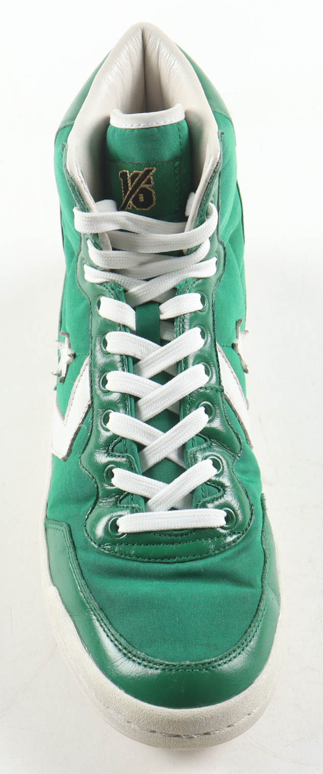 Larry Bird Signed Converse Special Edition 1984 Boston Celtics Championships Retired Shoe (PSA) at PristineAuction.com Larry Bird Signed Converse Special Edition 1984 Boston Celtics Championships Retired Shoe (PSA) at PristineAuction.com