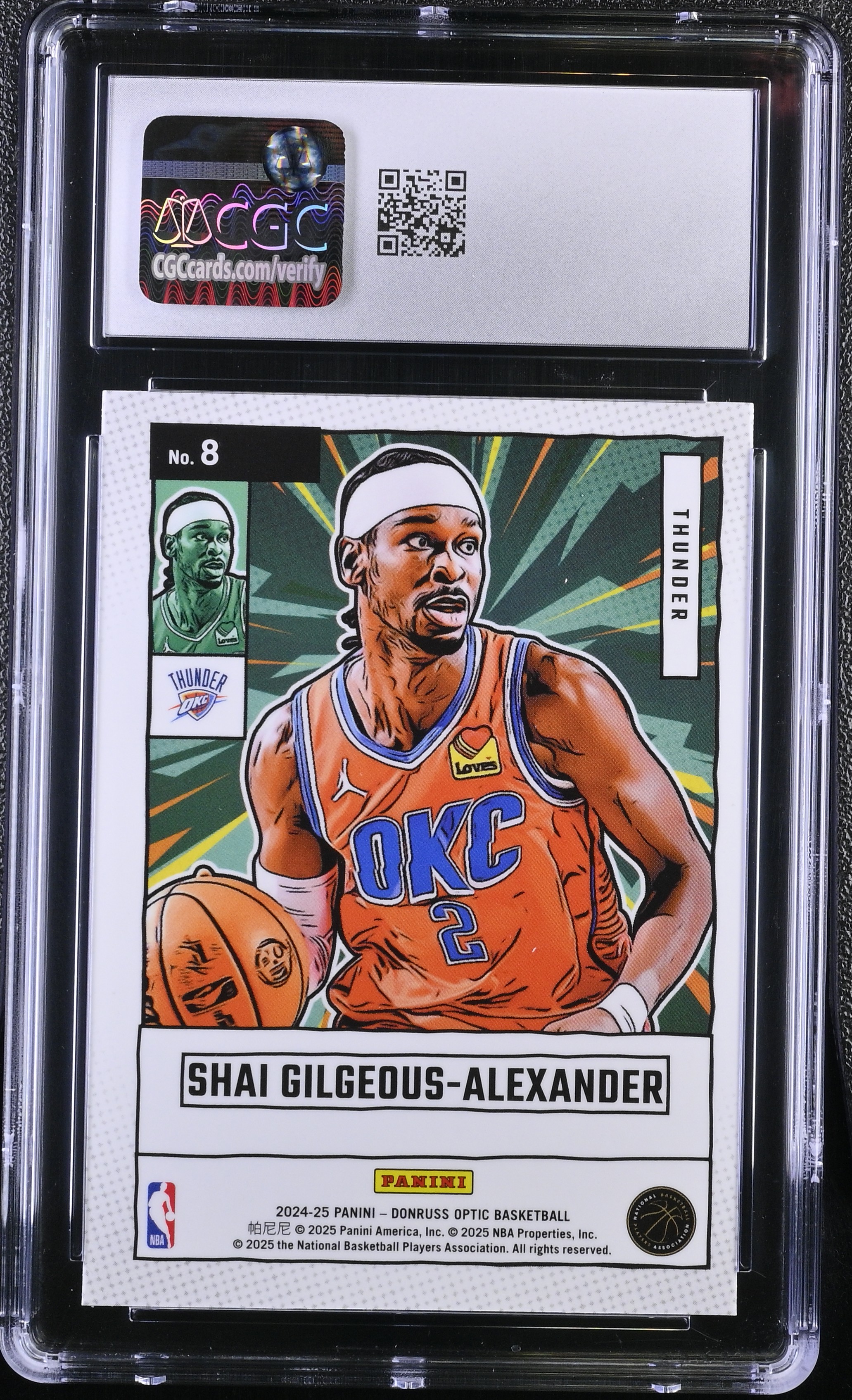 Shai Gilgeous-alexander 2024-25 Donruss Optic Net Marvels #8 (CGC 10) at PristineAuction.com Shai Gilgeous-alexander 2024-25 Donruss Optic Net Marvels #8 (CGC 10) at PristineAuction.com