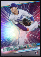 Yoshinobu Yamamoto 2024 Topps Stars of MLB #SMLB57 RC at PristineAuction.com