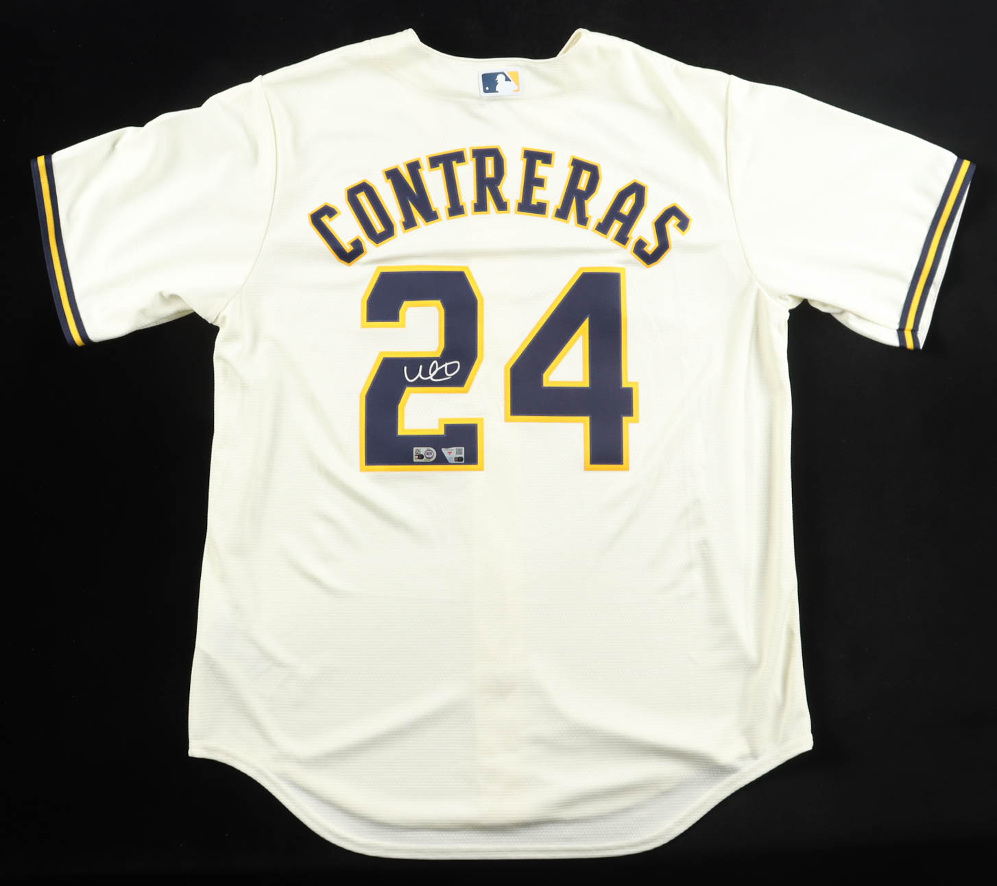 William Contreras Signed Brewers Nike Authentic Jersey (Fanatics & MLB) at PristineAuction.com William Contreras Signed Brewers Nike Authentic Jersey (Fanatics & MLB) at PristineAuction.com