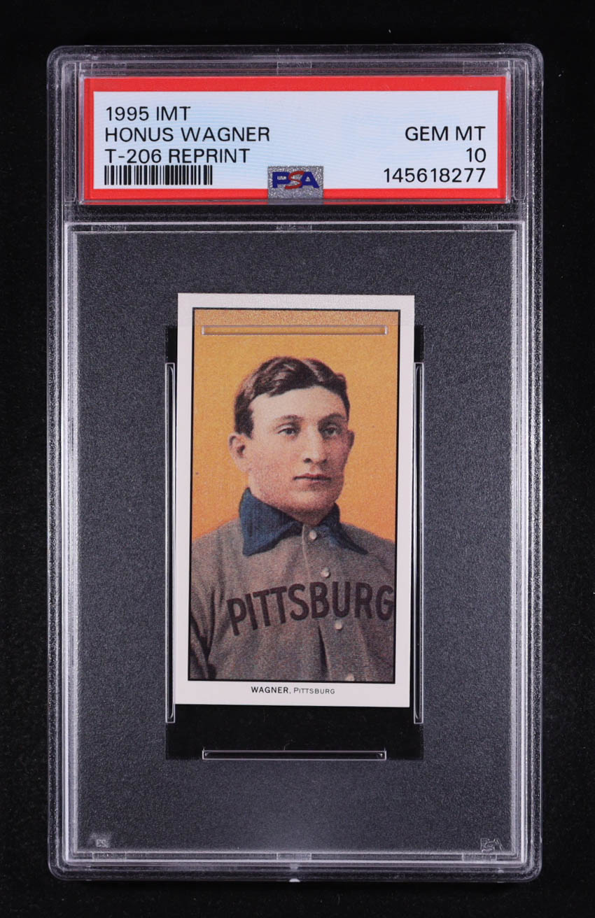 Honus Wagner 1995 IMT T-206 Reprint #NNO (PSA 10) at PristineAuction.com Honus Wagner 1995 IMT T-206 Reprint #NNO (PSA 10) at PristineAuction.com