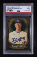 Yoshinobu Yamamoto 2024 Topps Allen and Ginter Chrome #201 RC (PSA 9) at PristineAuction.com
