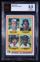 Lou Whitaker / Garth Iorg / Dave Oliver / Sam Perlozzo 1978 Topps #704 RC / Rookie 2nd Basemen (BVG 6.5) at PristineAuction.com